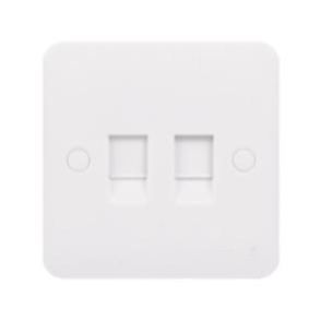 Schneider Lisse 2G RJ45 Cat 6 UTP Data Socket - GGBL7072C6S