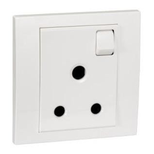 Schneider Vivace 15AX 1G Switched Socket - KB15-15