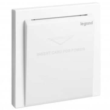 Legrand 220V Key Card Switch Galion White RFID 282418