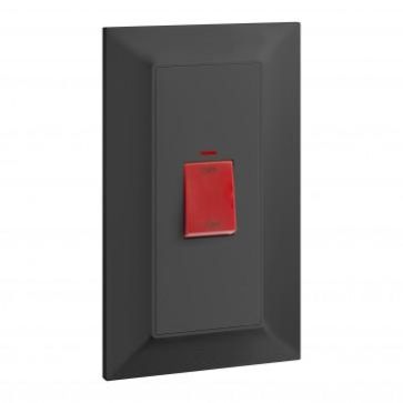 Legrand 45A DP Switch + Neon (3X6) Belanko Anthracite 617777