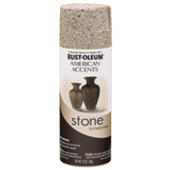 Rust-Oleum Spray Paint American Accents Stone Pebble 12oz 7995830