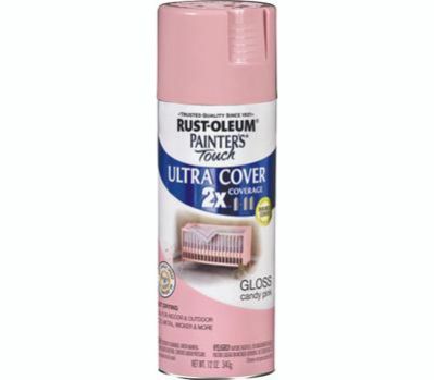 Rust-Oleum Spray Paint Painters Touch 2X Gloss Candy Pink 12oz 249119