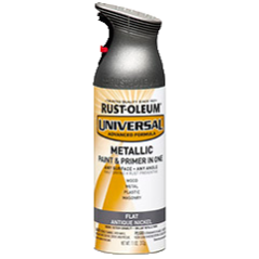Rust-Oleum Spray Paint Universal Metallic Aged Weathered Steel 11oz 285073
