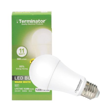 Terminator LED Bulb 11W White E-27 TLEDB 11W-WW