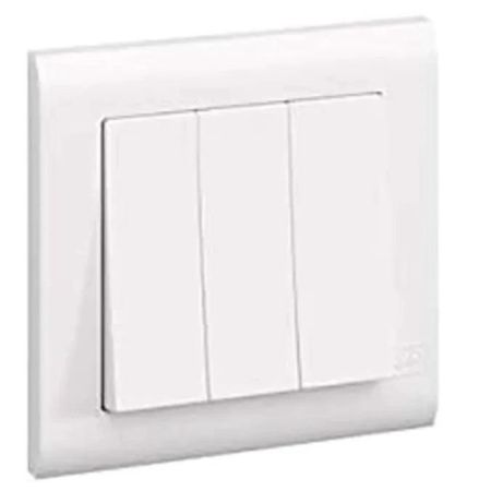 MK 10Ax3G 1Way Switch Wide Rocker MV4783W1WHI