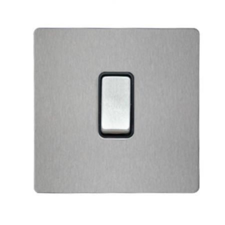 RR 1 Gang Bell switch, Brushed SS finish VN6614M-B-BSS