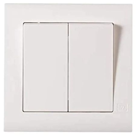 Mk Switch Wide Rocker-2G-1 Way-MV4782WHI