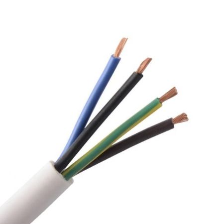 RR 1.5mm X 4Core Flexible Cable 100 Yard - White
