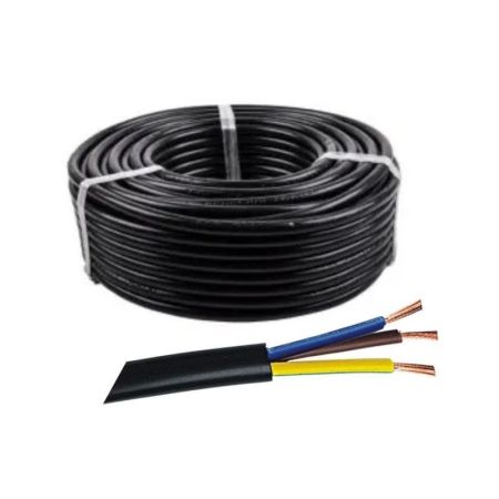 RR 1.5mm X 3Core Flexible Cable 100 Yard - Black