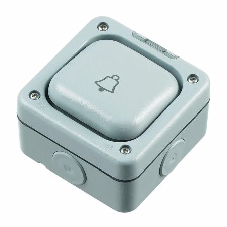 Mk Uk Bell Push 1Gang K56407Gry