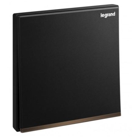 Legrand Galion Black 16A Switch 1Gang 1Way - 282400-C