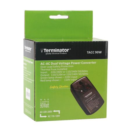 Terminator Converter AC-AC 90W ( 2 Pin Round Plug ) TACC 90W
