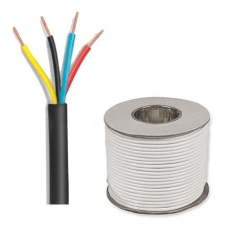 RR 2.5mm X 4Core Flexible Cable 100 Yard - Black
