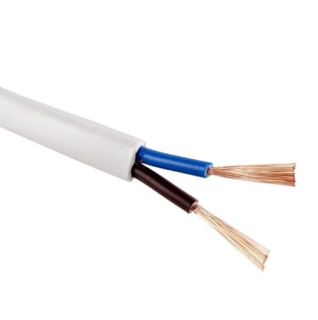 RR 0.75mm X 2Core Flexible Cable White