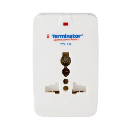 Terminator Travel Adapter 2Uni Sockets TTA251