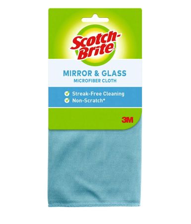 3M Scotch-Brite HP Microfiber Glass Cleaning Cloth TR401