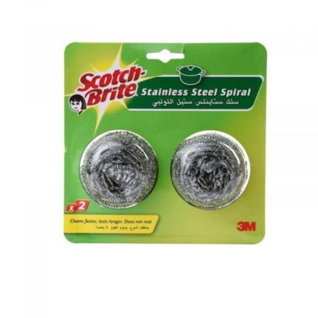 3M Scotch-Brite Metalic Spiral Ball (Blister Pack) TR120