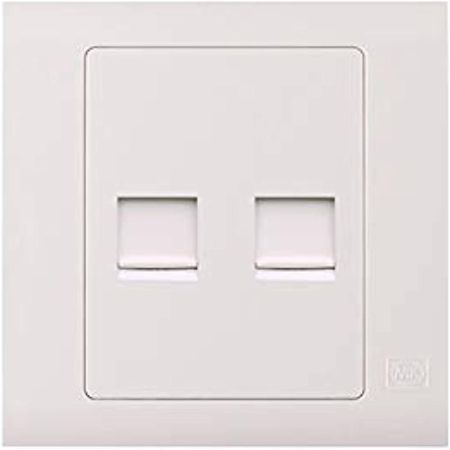 Mk Data Socket 2 Gang Rj45-Mv429Whi