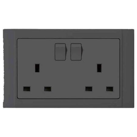 RR- Switched Socket-2G-13 Ax-Rrvn6662-BK
