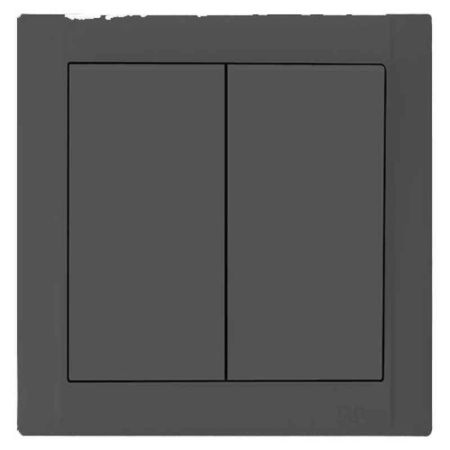 RR-Wide Rocker Switch-2G-1 Way-10 Ax-Rrvn6615-BK