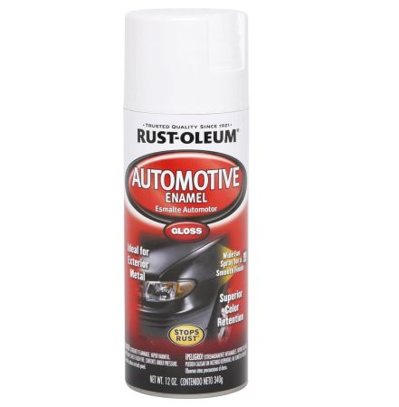 Rust-Oleum Spray Paint Automotive Gloss Enamel White 12oz 252468