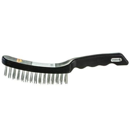 Sparta Steel Wire Brush Plastic Handle 3 Row - 748655