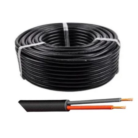 RR 0.75mm X 2Core Flexible Cable Black