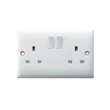 RR 13A Twin Switch Socket Outlet (W3002)