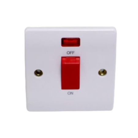 Admore 20A DP Switch With Neon White VK0024