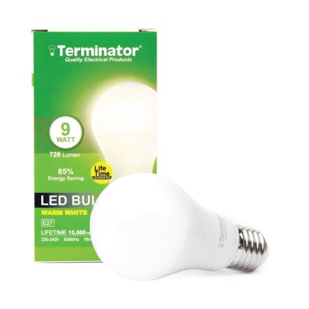 Terminator LED Bulb 9W Warm White E-27 TLEDB-9W-WW