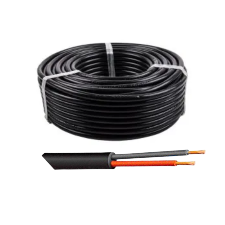 RR 2.5mm X 2Core Flexible Cable 100 Yard - Black