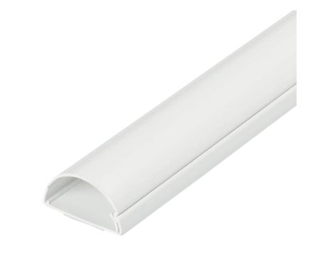 Electrical PVC Floor Trunking 25mm X 8.0mm X 2mtr-White