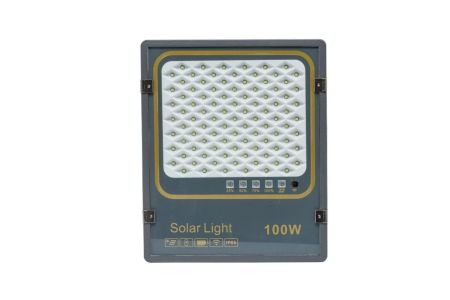 RR Led Solar Flood Light 100W With Remote Day Light RR-SFL100D