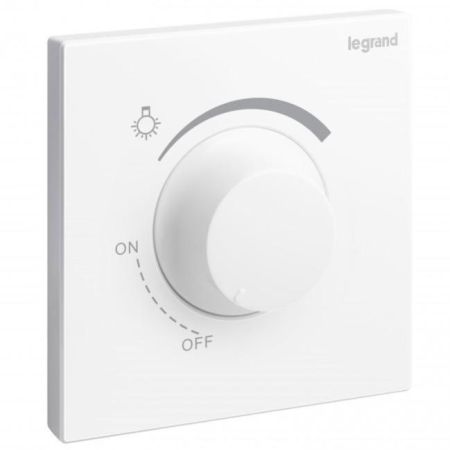 Legrand 500W Rotary Dimmer Galion White 282420