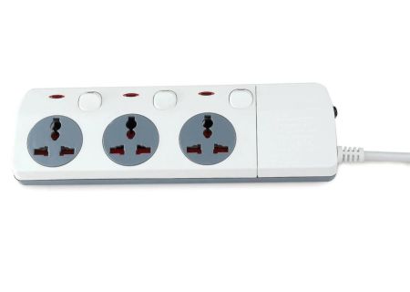 Milano Extension Socket 3Gang 5Mtr