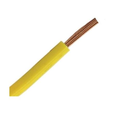 Oman Cable 4.0mm Single Core Wire-100 Yards-Yellow