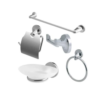 RAK Kludi Pearl Bathroom Accessoriest set 5Pcs - RAK27021