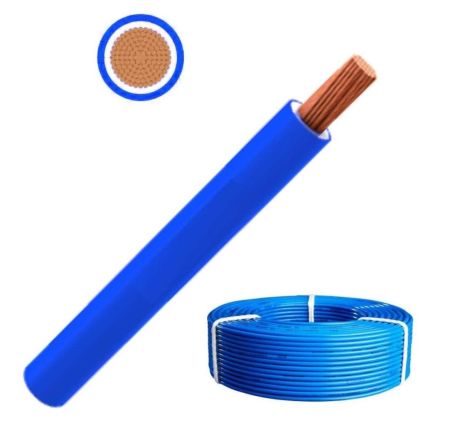 RR 2.5mm Single Core Wire-100 Yards-Blue