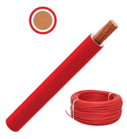 RR 2.5mm Single Core Wire-100 Yards-Red