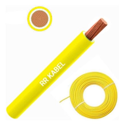 RR 4.0mm Single Core Wire-Yellow