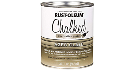 Rust-Oleum Chalked Paint Aged Glaze Matte Finish 1Quart 315881