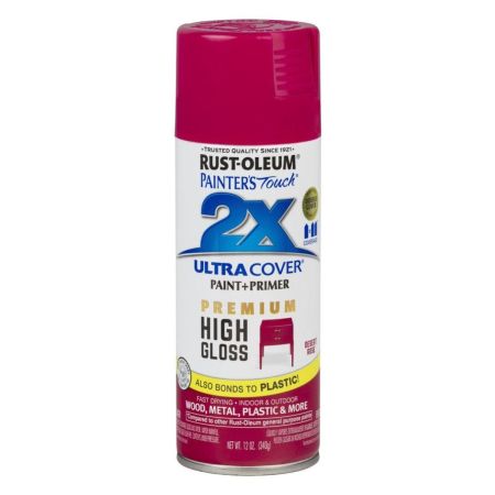 Rust-Oleum Spray Paint Painters Touch 2X High Gloss Dessert Rose 12oz 331176