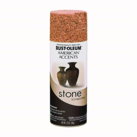 Rust-Oleum Spray Paint American Accents Stone Sienna Stone 12oz 7994830