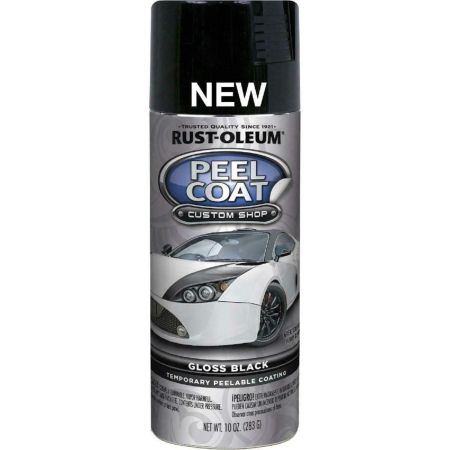 Rust-Oleum Spray Paint Auto Peel Coat Matte Black 11oz 276779