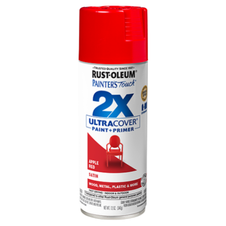 Rust-Oleum Spray Paint Painters Touch 2X Gloss Apple Red 12oz 249124