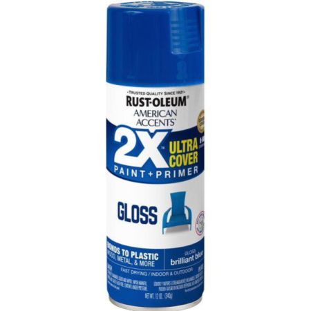 Rust-Oleum Spray Paint Painters Touch 2X Gloss Brilliant Blue 12oz 249120
