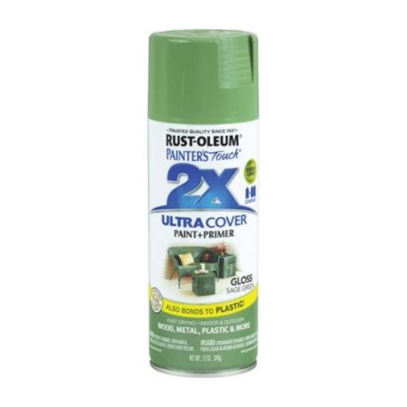 Rust-Oleum Spray Paint Painters Touch 2X Gloss Sage Green 12oz 249094