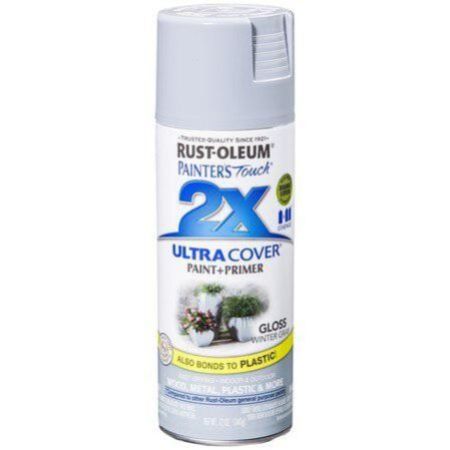 Rust-Oleum Spray Paint Painters Touch 2X Gloss Winter Gray 12oz 249089