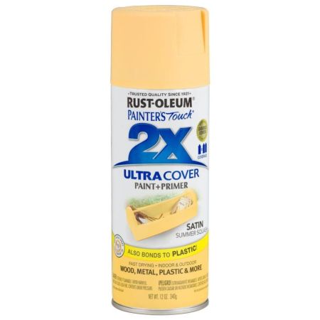 Rust-Oleum Spray Paint Painters Touch 2X Satin Summersquash 12oz 249064