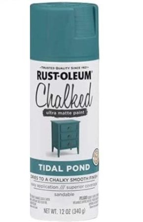 Rust-Oleum Spray Paint Specialty Ultra Matte Chalked Tidal Pond 12oz 302597